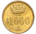 Монета 1000 песо 1991 года Мексика «ATLAN» (Артикул K11-106760)