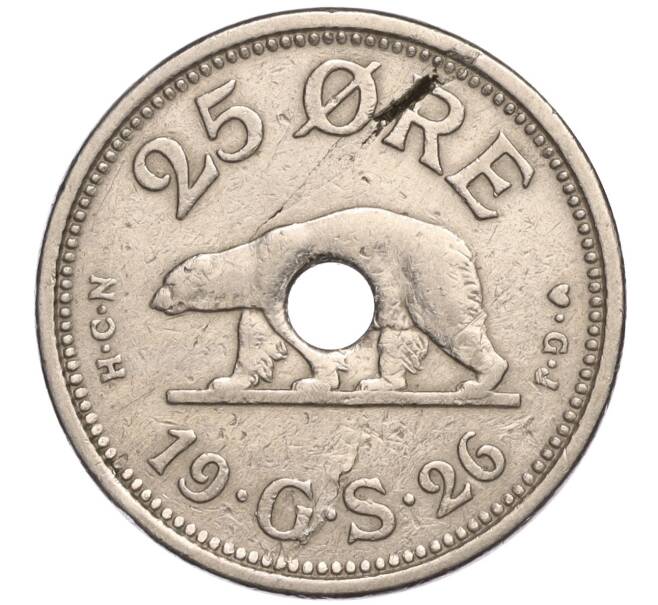 Монета 25 эре 1926 года Гренландия (Артикул K11-106874)