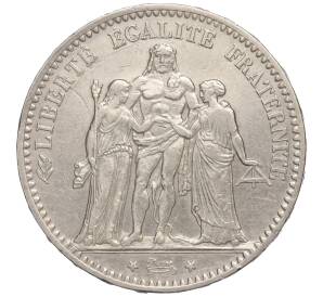 5 франков 1874 года А Франция