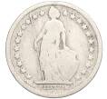 Монета 1/2 франка 1881 года Швейцария (Артикул K11-107651)