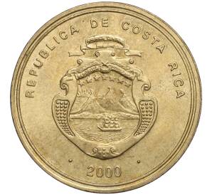 500 колонов 2000 года Коста-Рика «50 лет Центральному Банку»