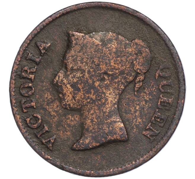 Монета 1/4 цента 1845 года Стрейтс Сетлментс (Артикул K11-107727)