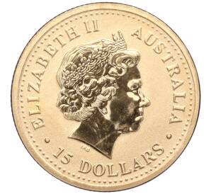 15 долларов 2005 года Австралия «Китайский гороскоп — Год петуха» — Фото №2