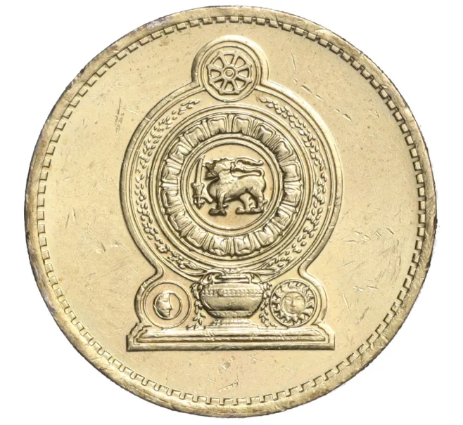Монета 5 рупий 2004 года Шри-Ланка (Артикул K11-107921)