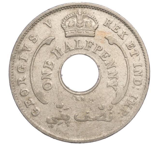 Монета 1/2 пенни 1920 года KN Британская Западная Африка (Артикул K11-108050)