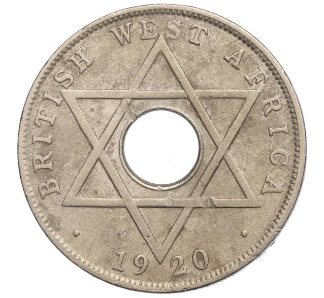 Монета 1/2 пенни 1920 года KN Британская Западная Африка (Артикул K11-108051)