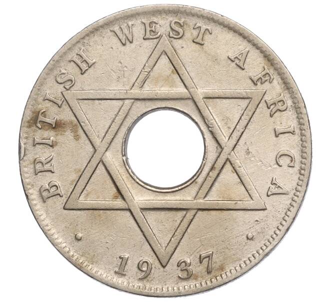 Монета 1/2 пенни 1937 года H Британская Западная Африка (Артикул K11-108055)