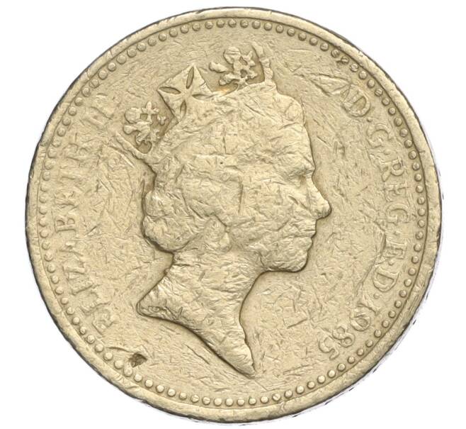 Монета 1 фунт 1985 года Великобритания (Артикул K11-108092)