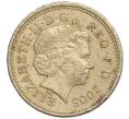 Монета 1 фунт 2005 года Великобритания «Висячий мост через Менай» (Артикул K11-108116)