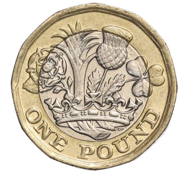 Монета 1 фунт 2016 года Великобритания (Артикул K11-108119)