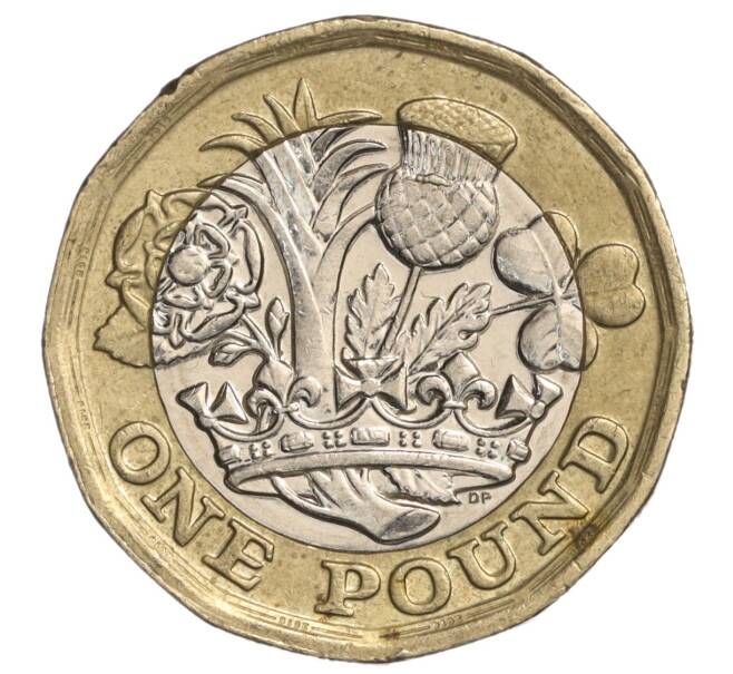 Монета 1 фунт 2016 года Великобритания (Артикул K11-108120)