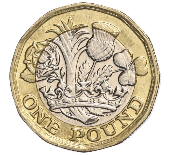 Монета 1 фунт 2016 года Великобритания (Артикул K11-108122)