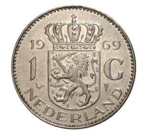 1 гульден 1969 года (Петух) — Фото №1