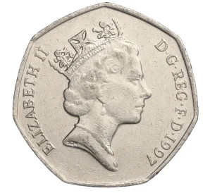 50 пенсов 1997 года Великобритания