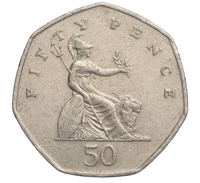 Монета 50 пенсов 1997 года Великобритания (Артикул K11-108217)