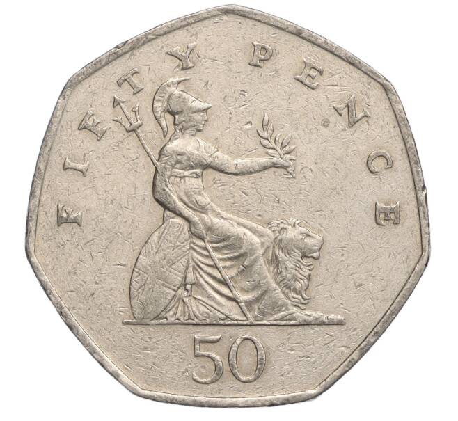 Монета 50 пенсов 1997 года Великобритания (Артикул K11-108222)