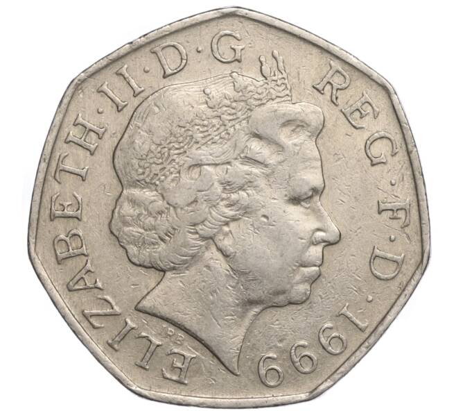 Монета 50 пенсов 1999 года Великобритания (Артикул K11-108228)