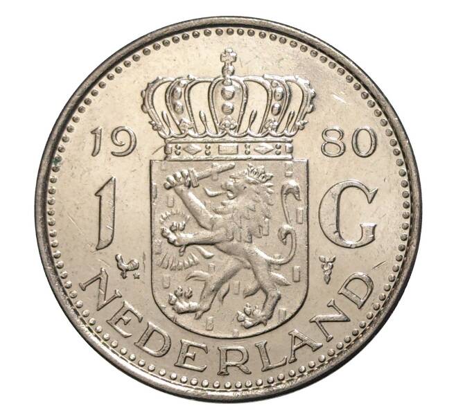 Монета 1 гульден 1980 года (Артикул: M2-5093) — Фото №1