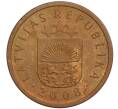 Монета 1 сантим 2008 года Латвия (Артикул K11-108343)
