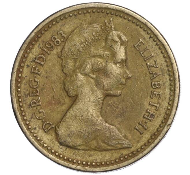 Монета 1 фунт 1983 года Великобритания (Артикул: K11-108426) — Фото №2