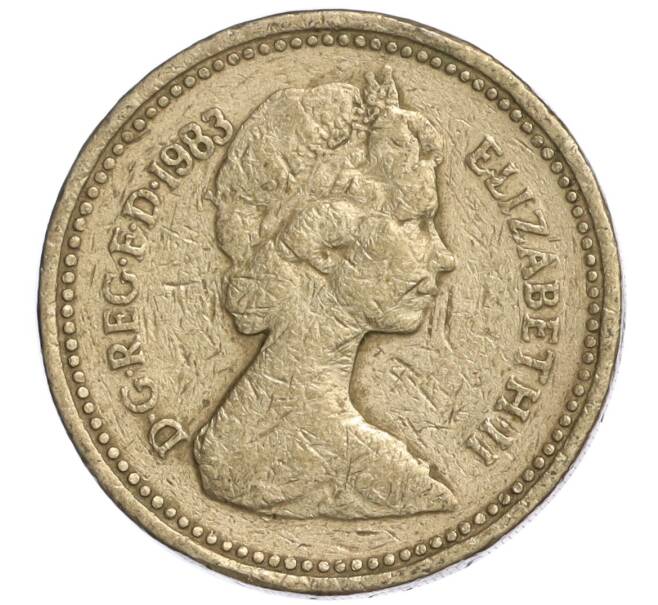 Монета 1 фунт 1983 года Великобритания (Артикул K11-108457)