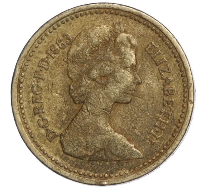 Монета 1 фунт 1983 года Великобритания (Артикул K11-108467)