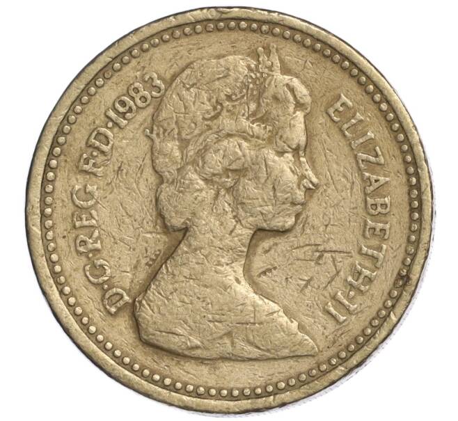 Монета 1 фунт 1983 года Великобритания (Артикул K11-108473)