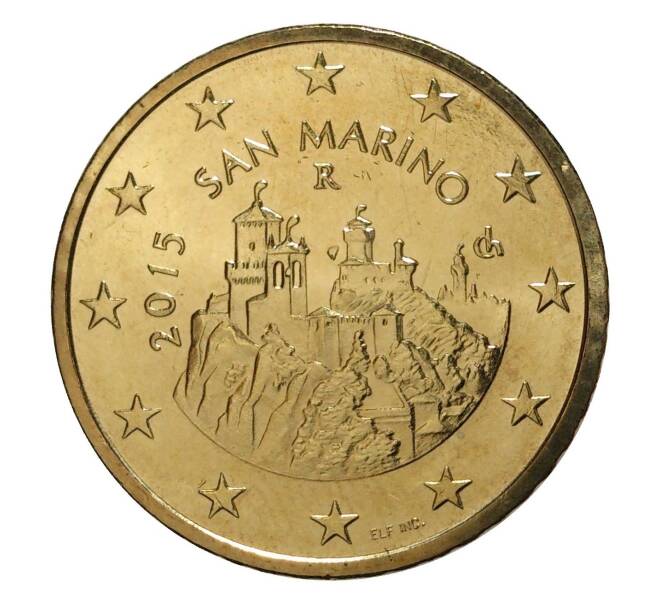 Монета 50 евроцентов 2015 года Сан-Марино (Артикул: M2-5139) — Фото №1