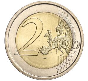2 евро 2008 года Италия «60 лет Всеобщей Декларации Прав Человека» — Фото №2