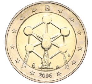 2 евро 2006 года Бельгия «Конструкция Атомиум в Брюсселе»