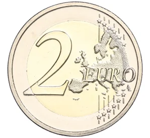 2 евро 2018 года Бельгия «50 лет запуску спутника ESRO-2B»