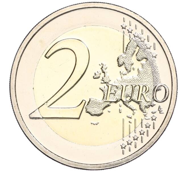 Монета 2 евро 2018 года Бельгия «50 лет запуску спутника ESRO-2B» (Артикул M2-70351)