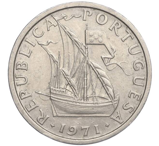 Монета 10 эскудо 1971 года Португалия (Артикул K11-108710)