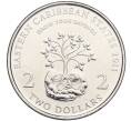 Монета 2 доллара 2011 года Восточные Карибы «10 лет Финансовому Месяцу» (Артикул K11-108720)