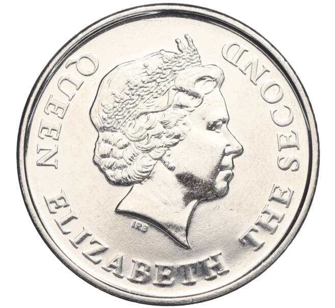 Монета 2 доллара 2011 года Восточные Карибы «10 лет Финансовому Месяцу» (Артикул K11-108720)