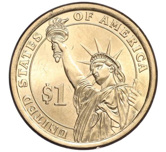 Монета 1 доллар 2016 года P США «40-й президент США Рональд Рейган» (Артикул K27-84677)