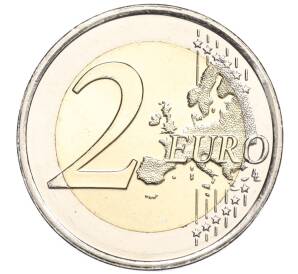 2 евро 2010 года Люксембург «Герб Великого герцога Люксембурга» — Фото №2