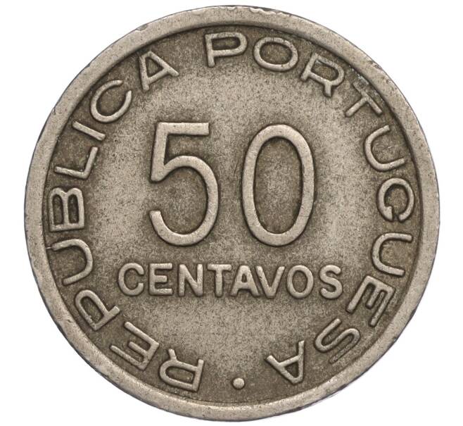 Монета 50 сентаво 1936 года Португальский Мозамбик (Артикул K11-108895)