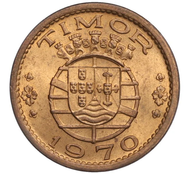 Монета 50 сентаво 1970 года Португальский Тимор (Артикул K11-108900)