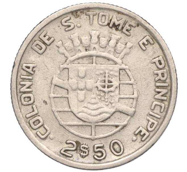 Монета 2.50 эскудо 1939 года Португальское Сан-Томе и Принсипи (Артикул K11-108913)