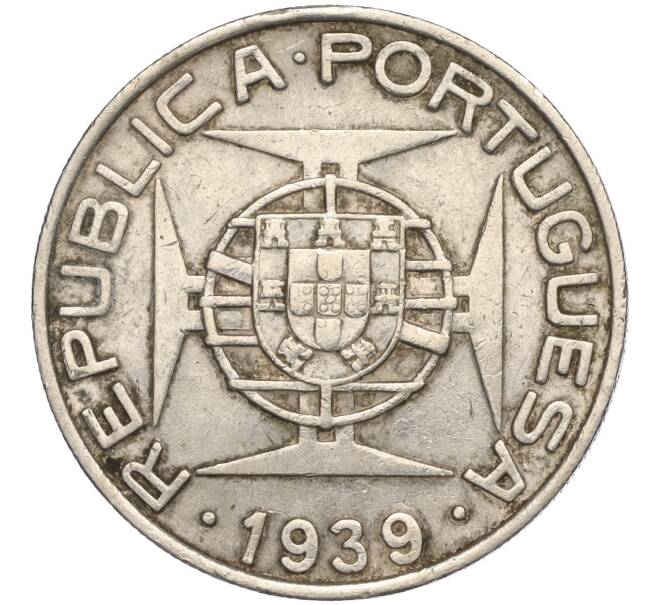 Монета 10 эскудо 1939 года Португальское Сан-Томе и Принсипи (Артикул K11-108916)