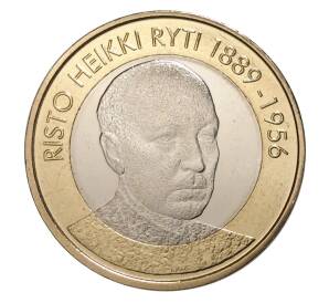 5 евро 2017 года Финляндия «Президенты Финдяндии — Ристо Хейкки Рюти» — Фото №1