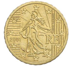 10 евроцентов 2001 года Франция