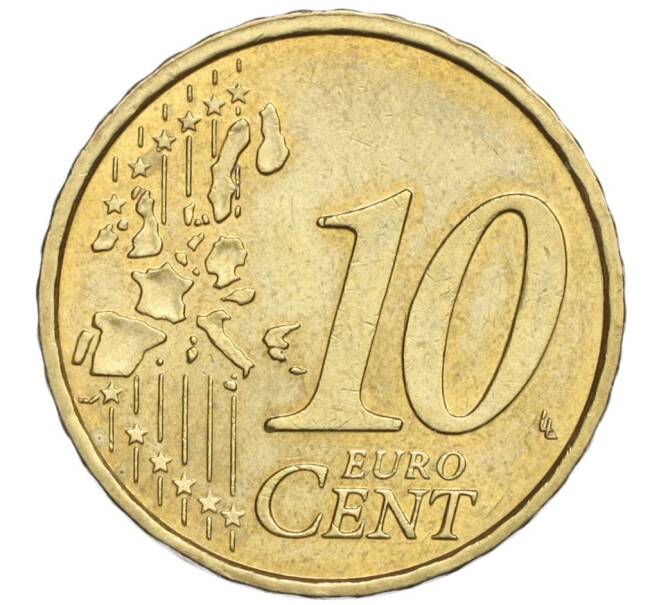 Монета 10 евроцентов 2001 года Франция (Артикул K11-109438)