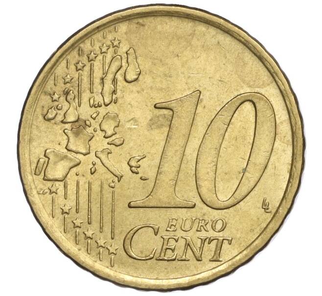 Монета 10 евроцентов 2006 года Италия (Артикул K11-109439)