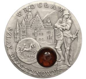 1 доллар 2009 года Ниуэ «Янтарный путь — Вроцлав» — Фото №1