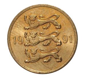 5 сентов 1991 года Эстония — Фото №1