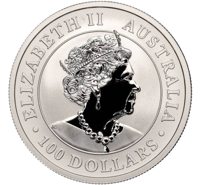 Монета 100 долларов 2019 года Австралия «Австралийский кенгуру» (Артикул M2-70402)