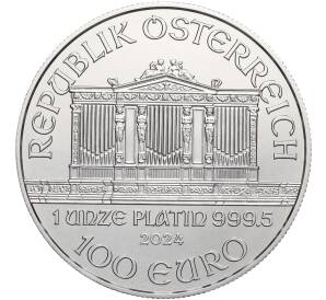100 евро 2024 года Австрия «Венская филармония»