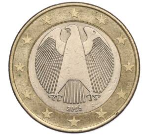 1 евро 2005 года J Германия